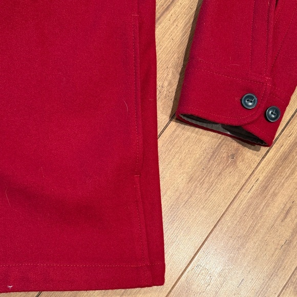 Pendleton 100% Virgin Wool Men's Red Shirt Jacket - Picture 6 of 9